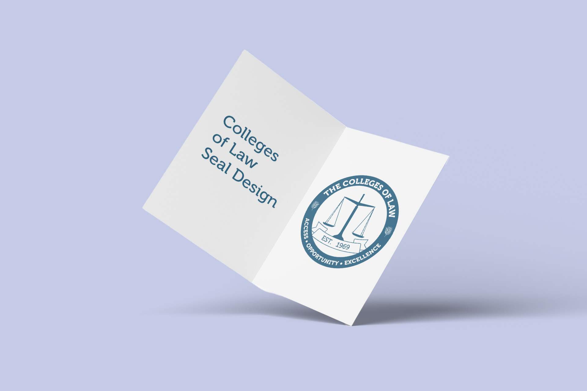 Colleges of Law College Seal Design