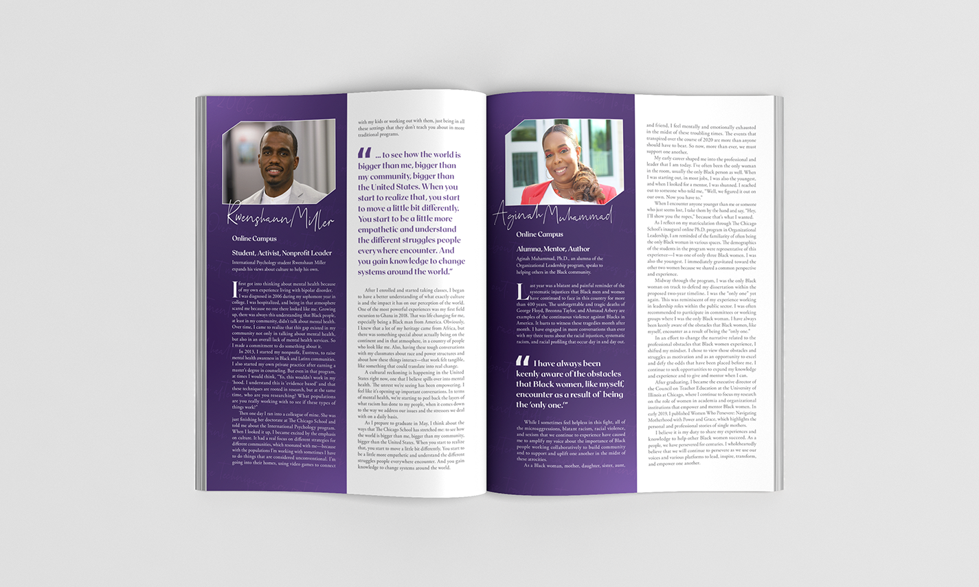 TCSPP INSIGHT Magazine In their own words Second Spread