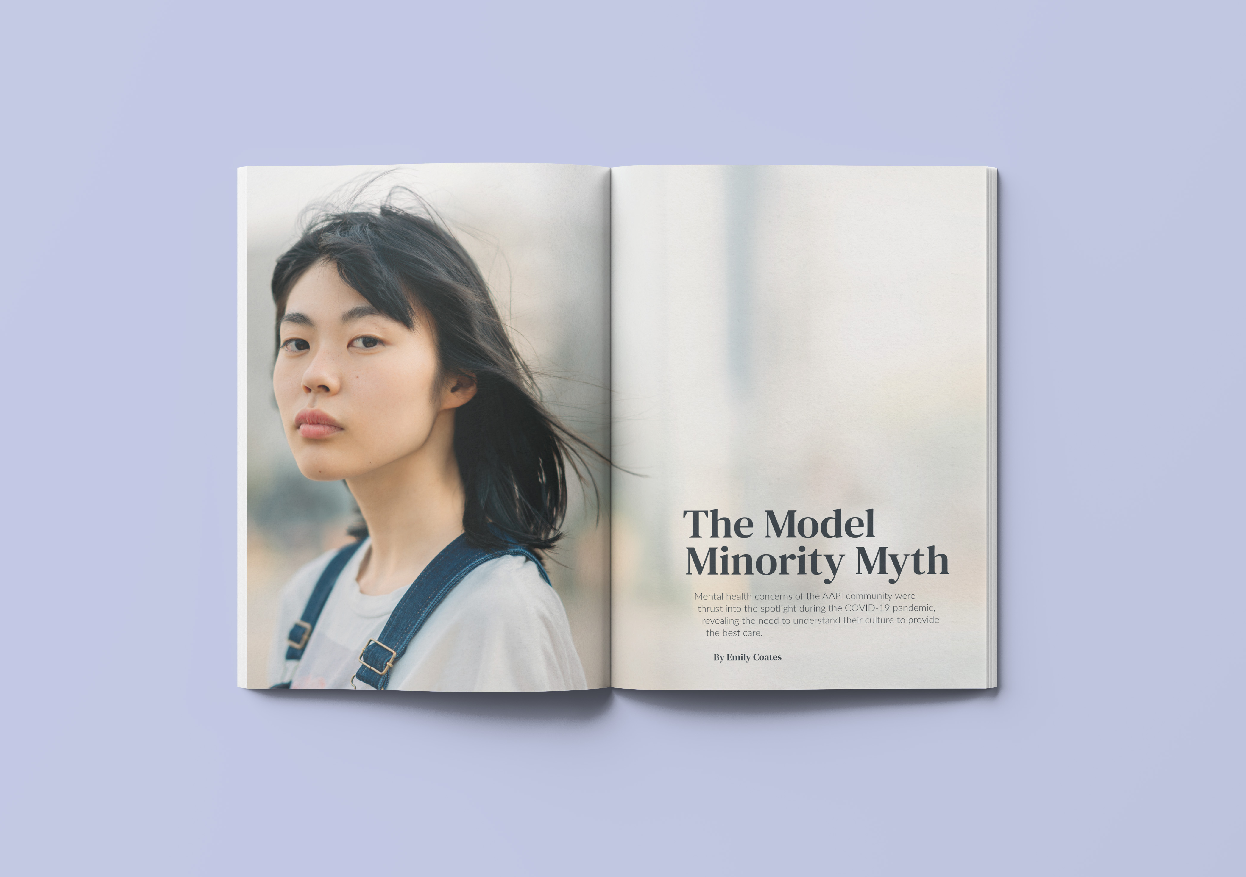 TCSPP INSIGHT Magazine Model Minority Myth First Spread