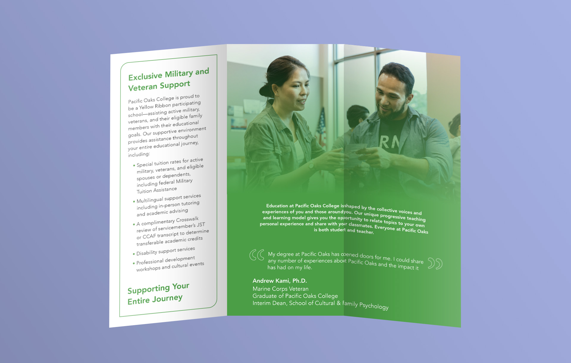 POC Military Trifold Brochure Inside