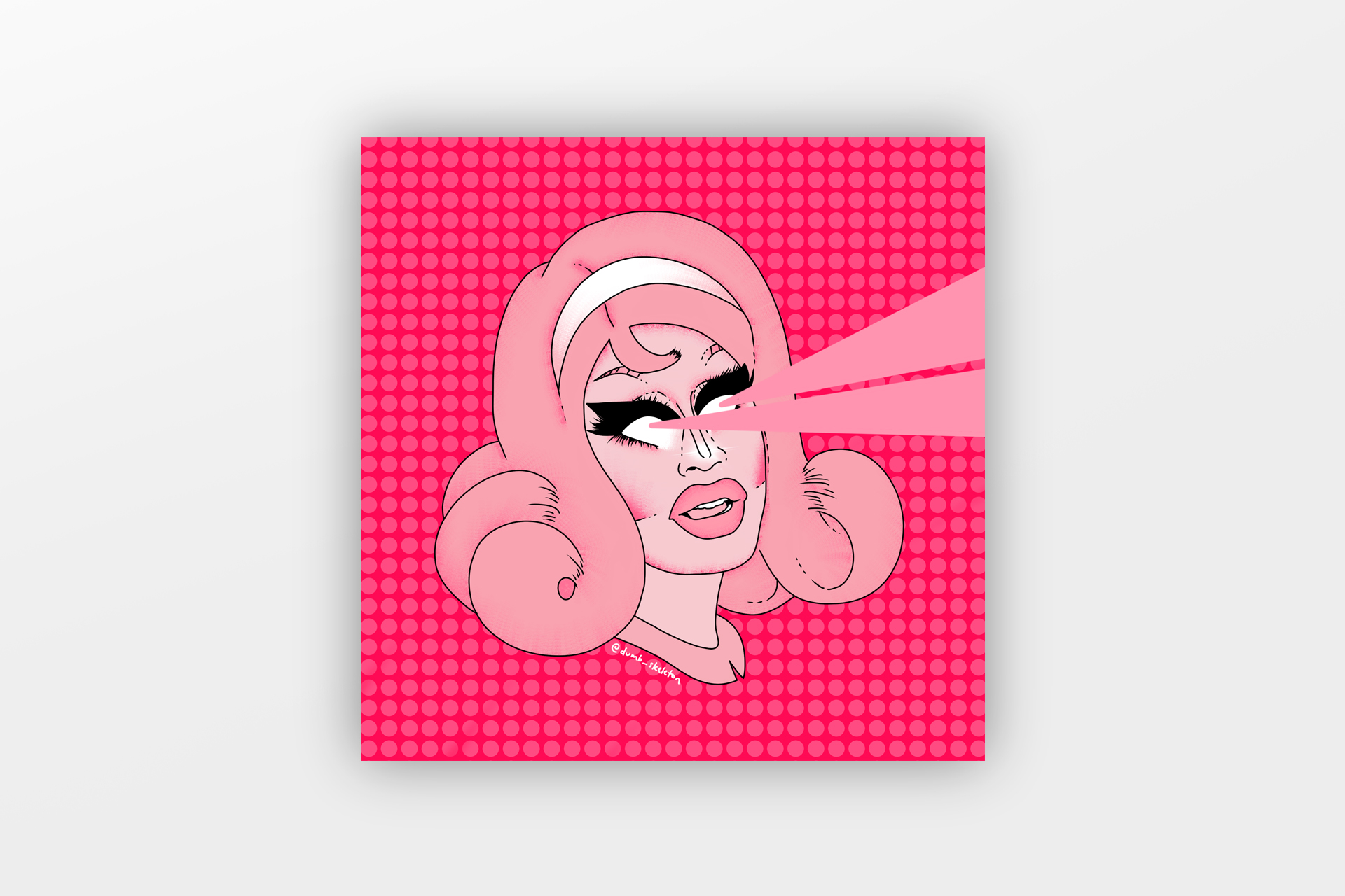 Trixie Mattel Pink Portrait