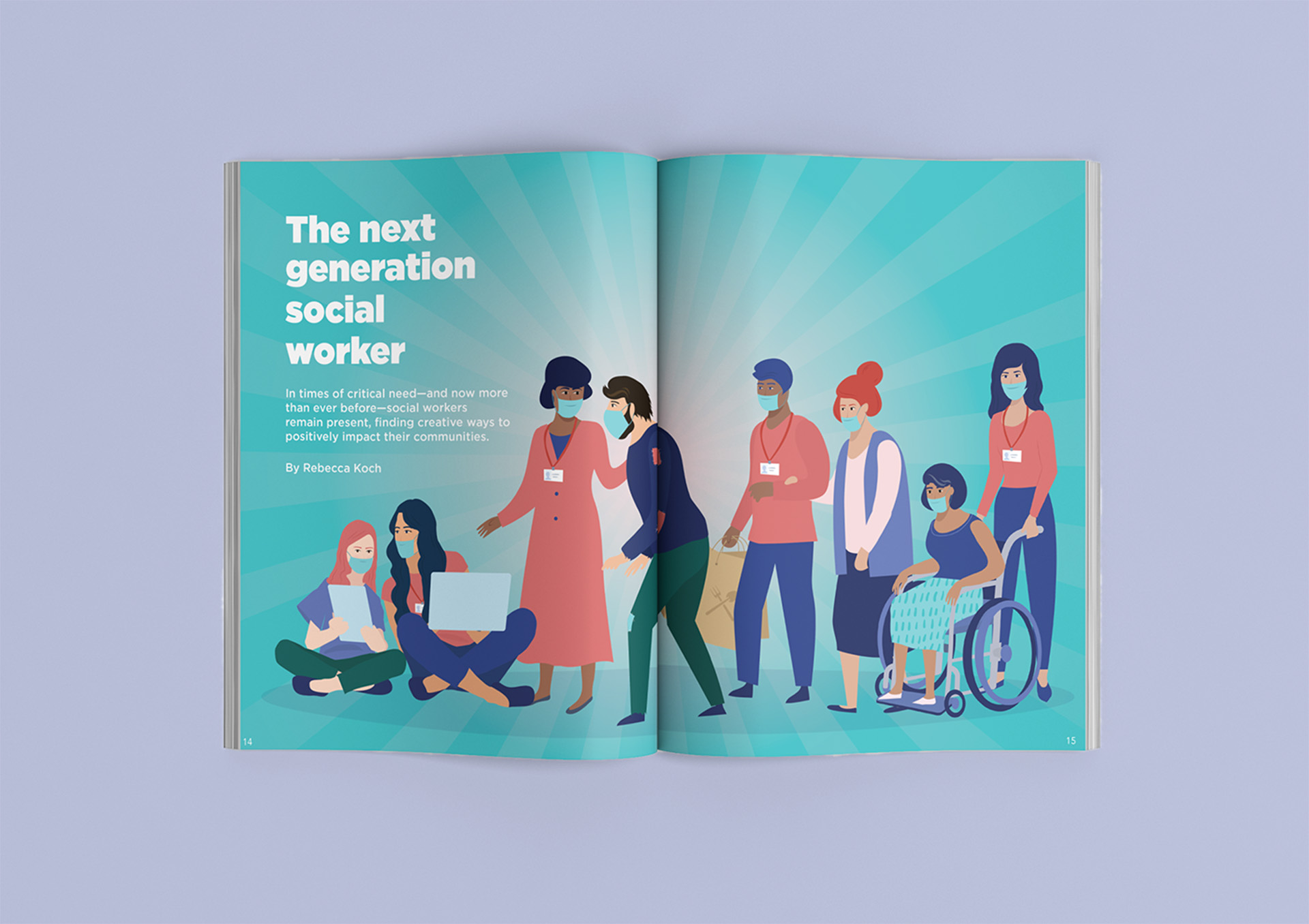 Pacific Oaks Voices Magazine Summer 2021 Cover Story First Spread