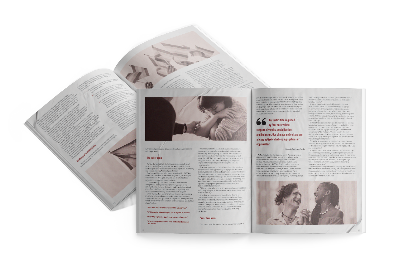 Voices Summer 2023 Cover Feature Spread Mockup